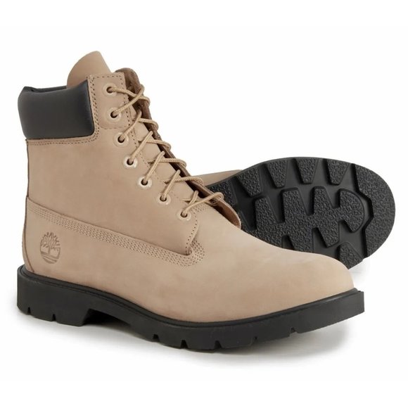 NEW $180 Timberland Classic 6 Inch Boots!11.5 Waterproof Natural Nubuck TB0A2GQG - Picture 1 of 4